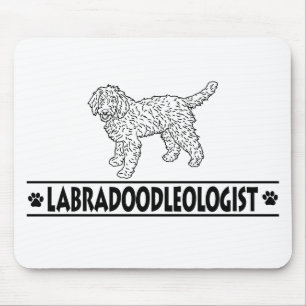 Alfombrilla De Ratón Labradoodle humorístico