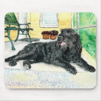 Alfombrilla De Ratón Labradoodle negro