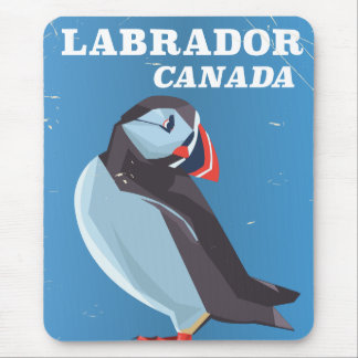 Alfombrilla De Ratón Labrador Canadá poster de viaje de la época de Puf