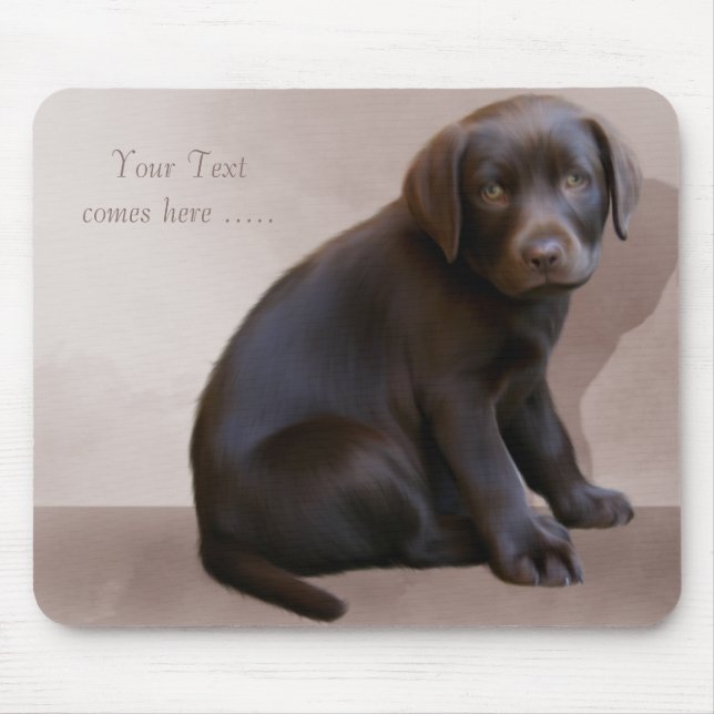 Alfombrilla De Ratón Labrador Puppy Mousepad (Frente)
