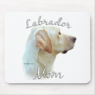 Alfombrilla De Ratón Labrador Recuperador (amarillo) Mamá 2