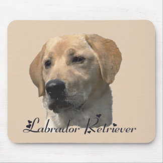 Alfombrilla De Ratón Labrador Recuperador Regalos Laboratorio Amarillo