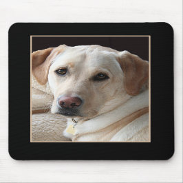 Alfombrilla De Ratón Labrador retriever amarillo Mousepad