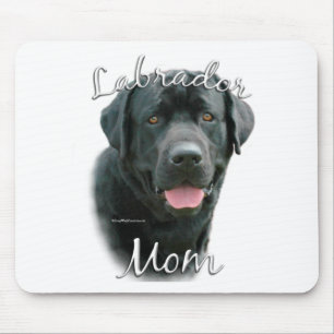 Alfombrilla De Ratón Labrador Retriever (blk) Mom 2
