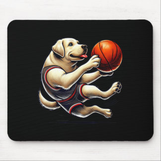 Alfombrilla De Ratón Labrador Retriever Disparando Baloncesto
