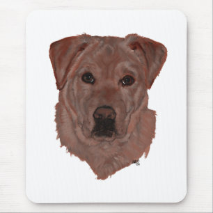 Alfombrilla De Ratón Labrador Retriever Marrón Chocolate