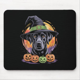 Alfombrilla De Ratón Labrador Retriever Negro Halloween Para Hombres Mu