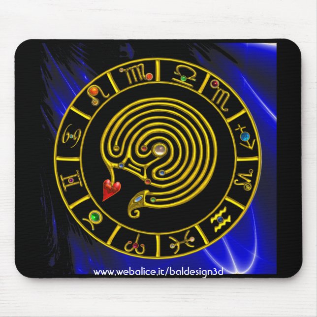 ALFOMBRILLA DE RATÓN LABYRINTH ASTRAL (Frente)