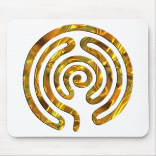 Alfombrilla De Ratón Labyrinth GOLD   hacer su propio fondo