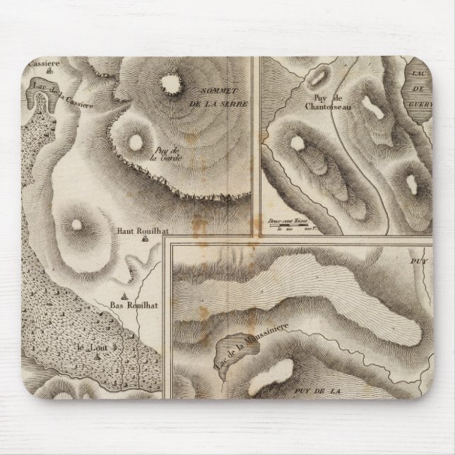 Alfombrilla De Ratón Lacas volcánicas (Frente)