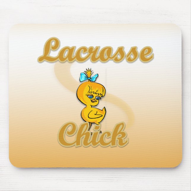 Alfombrilla De Ratón Lacrosse Chick (Frente)
