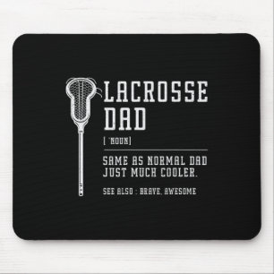 Alfombrilla De Ratón Lacrosse Dad Daddy Cita Definición Hombres Vintage