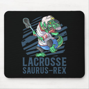 Alfombrilla De Ratón Lacrosse-o-saurus T Rex Dinosaurio Con Palo de Lac