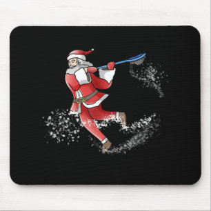 Alfombrilla De Ratón Lacrosse Santa Navidades Guay Lax Sport Ugly X-Mas