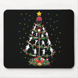 Alfombrilla De Ratón Lacrosse Sports Lover Xmas Santa Hat Lacrosse Chri