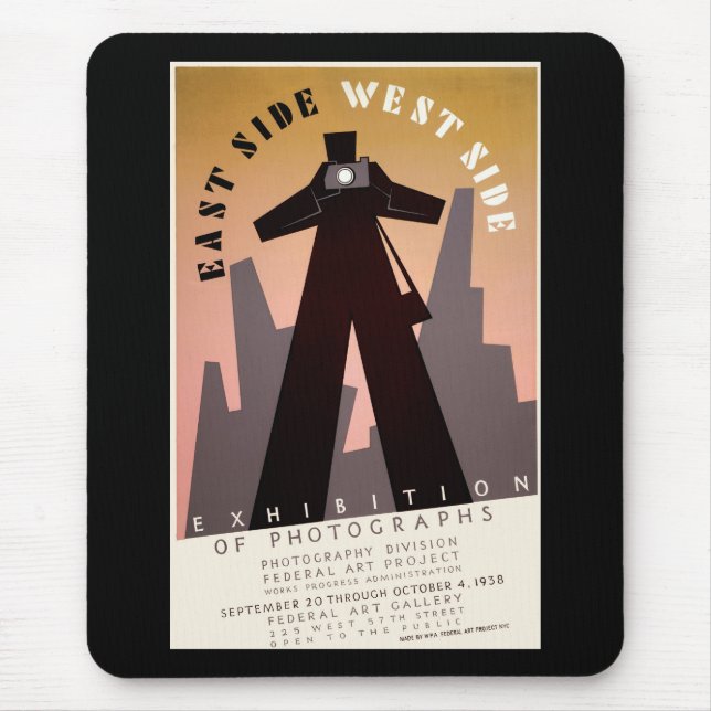 Alfombrilla De Ratón Lado este ~ Lado oeste (Frente)