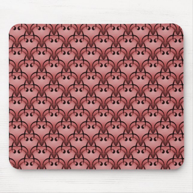Alfombrilla De Ratón Ladrillo Rojo Sofisticado Bliss Mousepad (Frente)