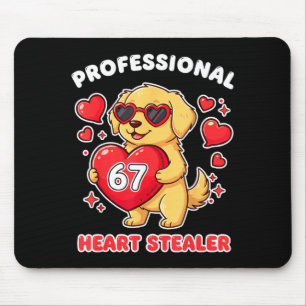 Alfombrilla De Ratón Ladrón de Corazones Profesional de San Valentín 6