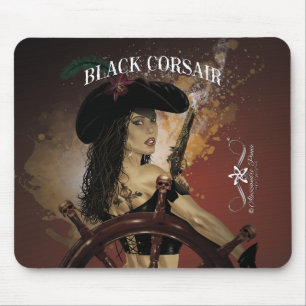 Alfombrilla De Ratón Lady Black Corsair