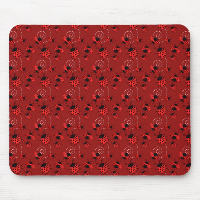 Alfombrilla De Ratón Lady Bugs (Frente)