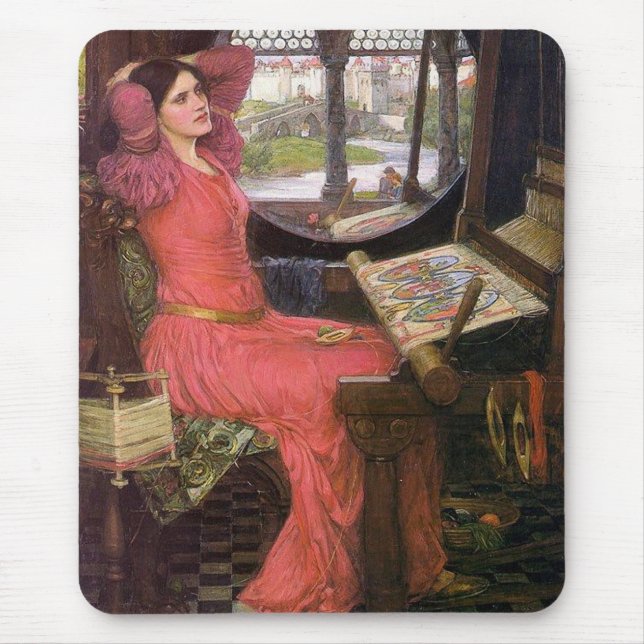 Alfombrilla De Ratón Lady of Shalott Pre-Raphaelite por J. W. Waterhous (Frente)