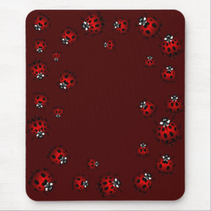 Alfombrilla De Ratón Ladybug Art Mousepad Bug Keepsake Ladybug Regalos