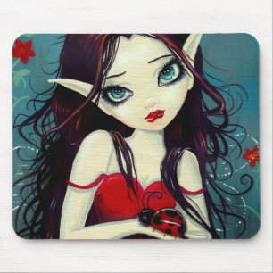 Alfombrilla De Ratón Ladybug Big Eye Fairy Art