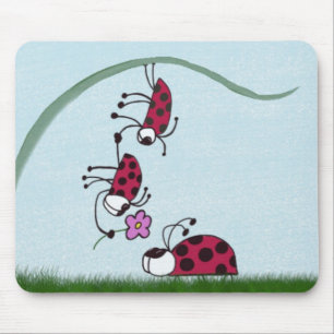 Alfombrilla De Ratón Ladybug profesa su Ilustracion amoroso
