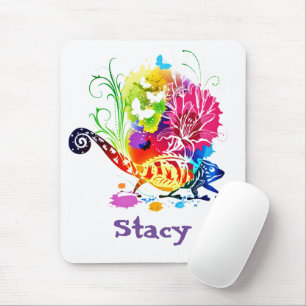 Alfombrilla De Ratón Lagartija colorida