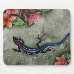 Alfombrilla De Ratón Lagarto corredora de cola azul