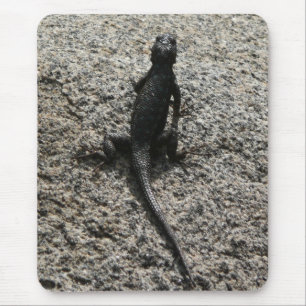 Alfombrilla De Ratón Lagarto Negro