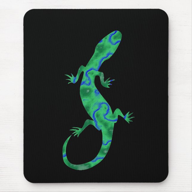 Alfombrilla De Ratón Lagarto Verde (Frente)