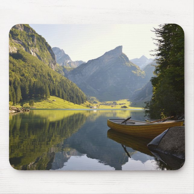 Alfombrilla De Ratón Lago alpino en Suiza (Frente)