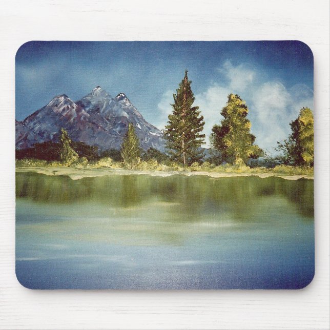Alfombrilla De Ratón lago de montaña (Frente)