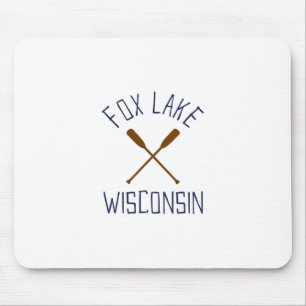 Alfombrilla De Ratón Lago Fox Wisconsin Exteriores Vintage