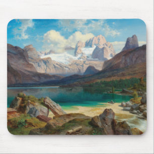 Alfombrilla De Ratón Lago Gosau Con Vistas Al Macizo De Dachstein