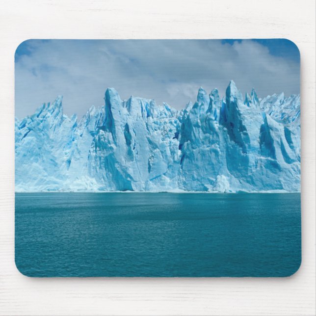 Alfombrilla De Ratón Lago, hielo y cielo azules (Frente)