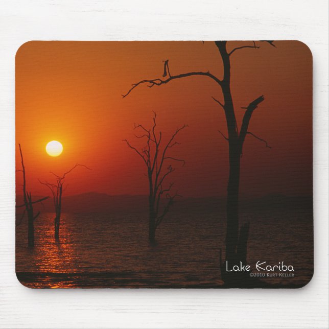 Alfombrilla De Ratón Lago Kariba Sunset Mousepad (Frente)