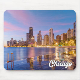 Alfombrilla De Ratón Lago Michigan, Chicago, Illinois, EE. UU.