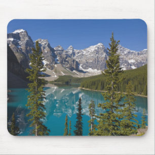 Alfombrilla De Ratón Lago Moraine, Rocosas canadienses, Alberta, Canadá