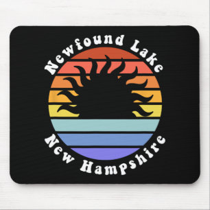 Alfombrilla De Ratón Lago Newfound New Hampshire Amanecer Vacaciones Fa