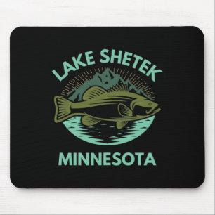 Alfombrilla De Ratón Lago Shetek Minnesota Viaje Amor Familiar Pesca La