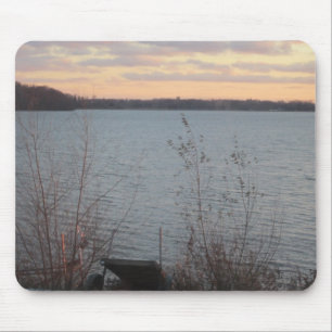 Alfombrilla De Ratón Lago Shore Sunset Mousepad