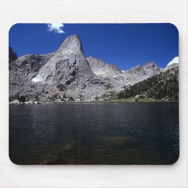 Alfombrilla De Ratón Lago solitario y Mouaks Mousepad (Frente)