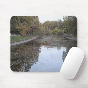 Alfombrilla De Ratón Lago tranquilo de otoño – Edición escandinava