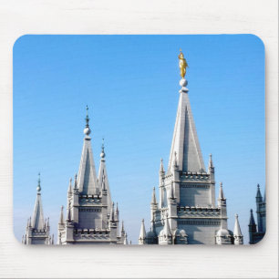 Alfombrilla De Ratón lagos salados ciudad templo angel moroni