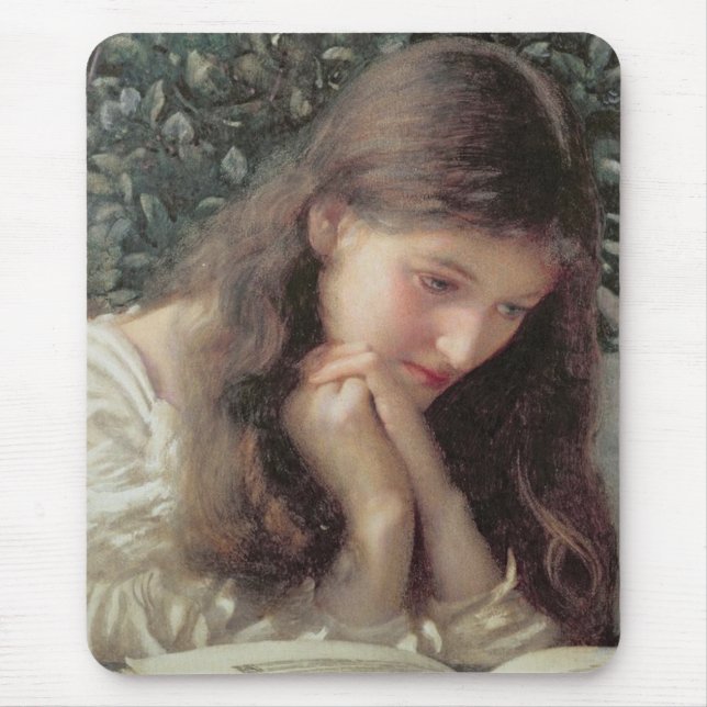 Alfombrilla De Ratón Lágrimas de ralentí (bella mujer llorando) (Frente)