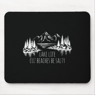 Alfombrilla De Ratón Lake Life Cuz Bebe Salty Funny Camping Camp Adv