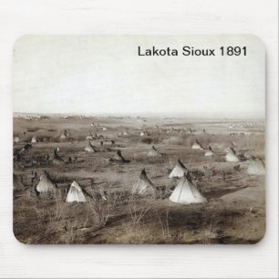 Alfombrilla De Ratón Lakota Sioux 1891 Mousepad