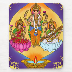 Alfombrilla de ratón Lakshmi Ganesh